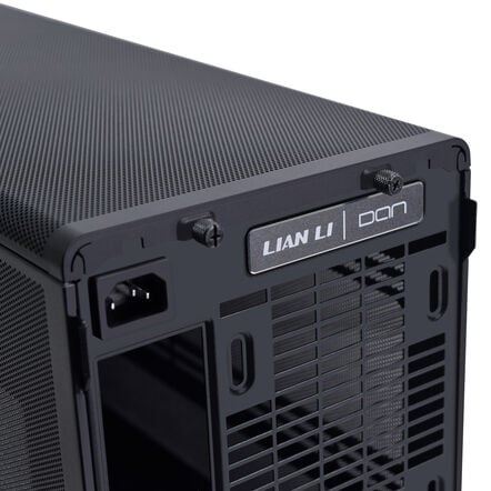 Lian Li A3-mATX Micro ATX Mini Tower Black / Brown Wood Mesh Side Panel