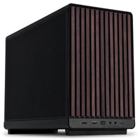 Mini Lian Li PC-Gehäuse A3-mATX-WD BLACK / A3-mATX Wood S Schwarz