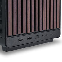 Mini Lian Li PC-Gehäuse A3-mATX-WD BLACK / A3-mATX Wood S Schwarz