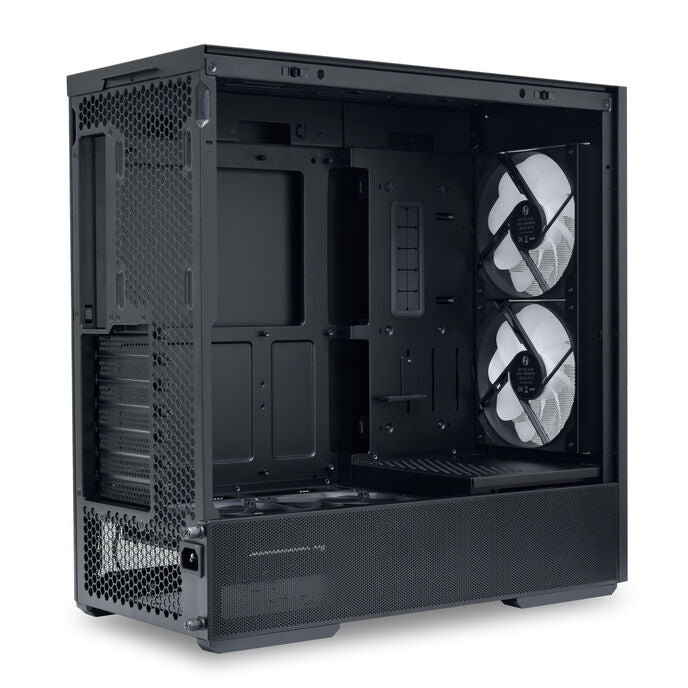 Lian Li Lancool 207 ATX Mid Tower Black with Tempered Glass Side Panel and USB 3.2 Gen 2 Type-C, USB 3.2 Gen 1 Type-A