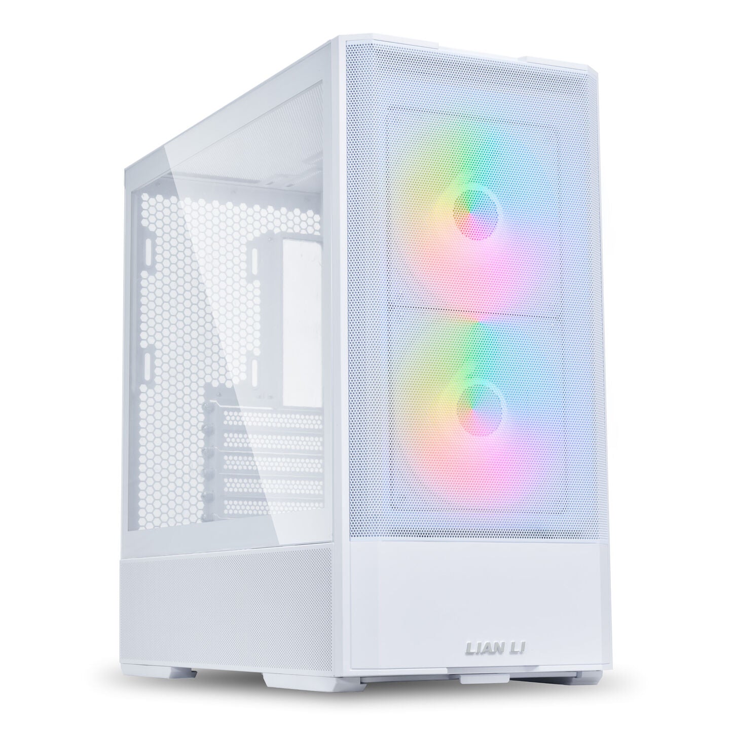 Lian Li LANCOOL 207 PC Gehäuse, Midi-Tower, ATX, Tempered Glass - weiß