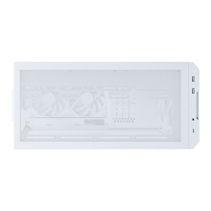 Lian Li Lancool 207 ATX Mid Tower Blanc avec panneau latéral en verre trempé et USB 3.2 Gen 2 Type-C, USB 3.2 Gen 1 Type-A