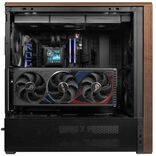 Lian Li LANCOOL 217 ATX Mid Tower Black / Brown with Tempered Glass Side Panel and USB 3.2 Gen 2 Type-C USB 3.2 Gen 1 Type-A