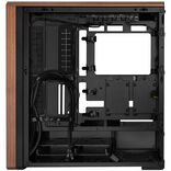 Lian Li LANCOOL 217 ATX Mid Tower Black / Brown with Tempered Glass Side Panel and USB 3.2 Gen 2 Type-C USB 3.2 Gen 1 Type-A