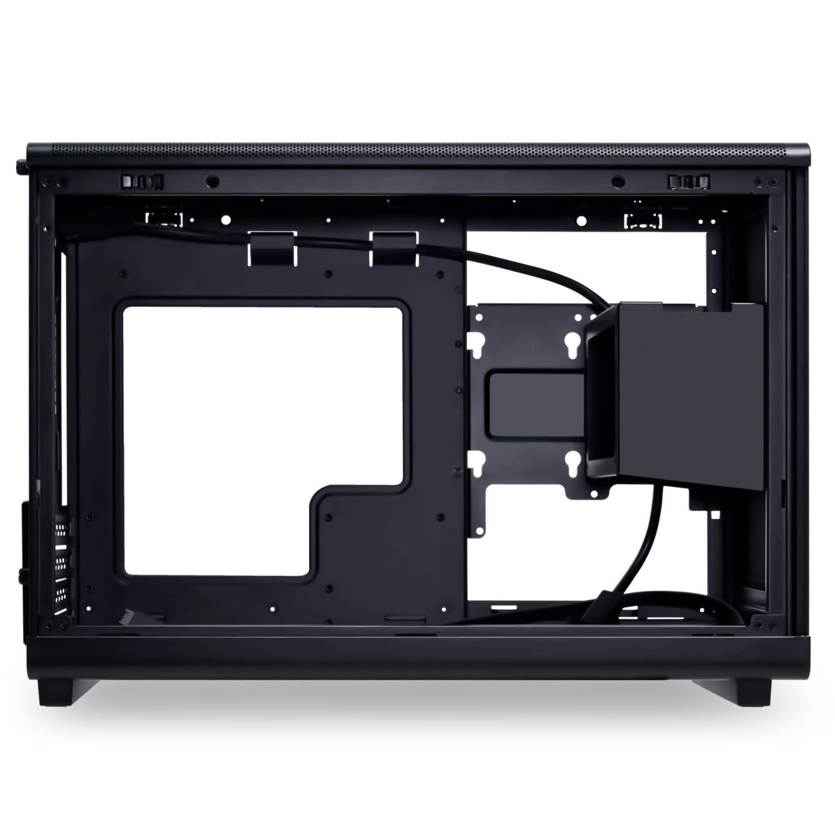 Mini Lian Li DAN Cases A3-mATX Black TG Wood Edition
