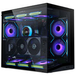 Lian Li O11 Dynamic Mini V2 ATX Mini Tower Black with Tempered Glass Side Panel and USB 3.2 Gen 2 Type-C, USB 3.2 Gen 1 Type-A