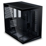 Lian Li O11 Dynamic Mini V2 ATX Mini Tower Black with Tempered Glass Side Panel and USB 3.2 Gen 2 Type-C, USB 3.2 Gen 1 Type-A