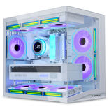 Lian Li O11 Dynamic Mini V2 ATX Mini Tour Blanche Verre Trempé, USB 3.2 Gen 2 Type-C, USB 3.2 Gen 1 Type-A