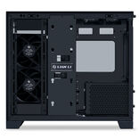 Lian Li O11 Dynamic Mini V2 Flow ATX Mini Tour noire avec panneau latéral et panneau avant en verre trempé : USB 3.2 Gen 2 Type-C, USB 3.2 Gen 1 Type-A