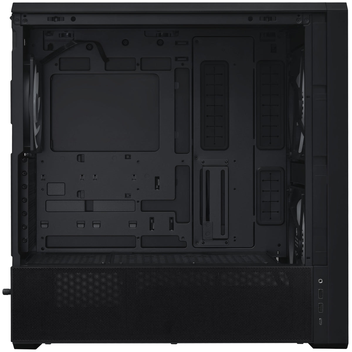 Lian Li LANCOOL 217 INF Infinity Mirror Computer Case, Mid-Tower ATX PC Case w/ 3 Pre-Installed Fans, 2x170mm ARGB Fans, 1x140mm, Front Mirror Glass Panel, Optimized Airflow - Black (LANCOOL 217INFX)