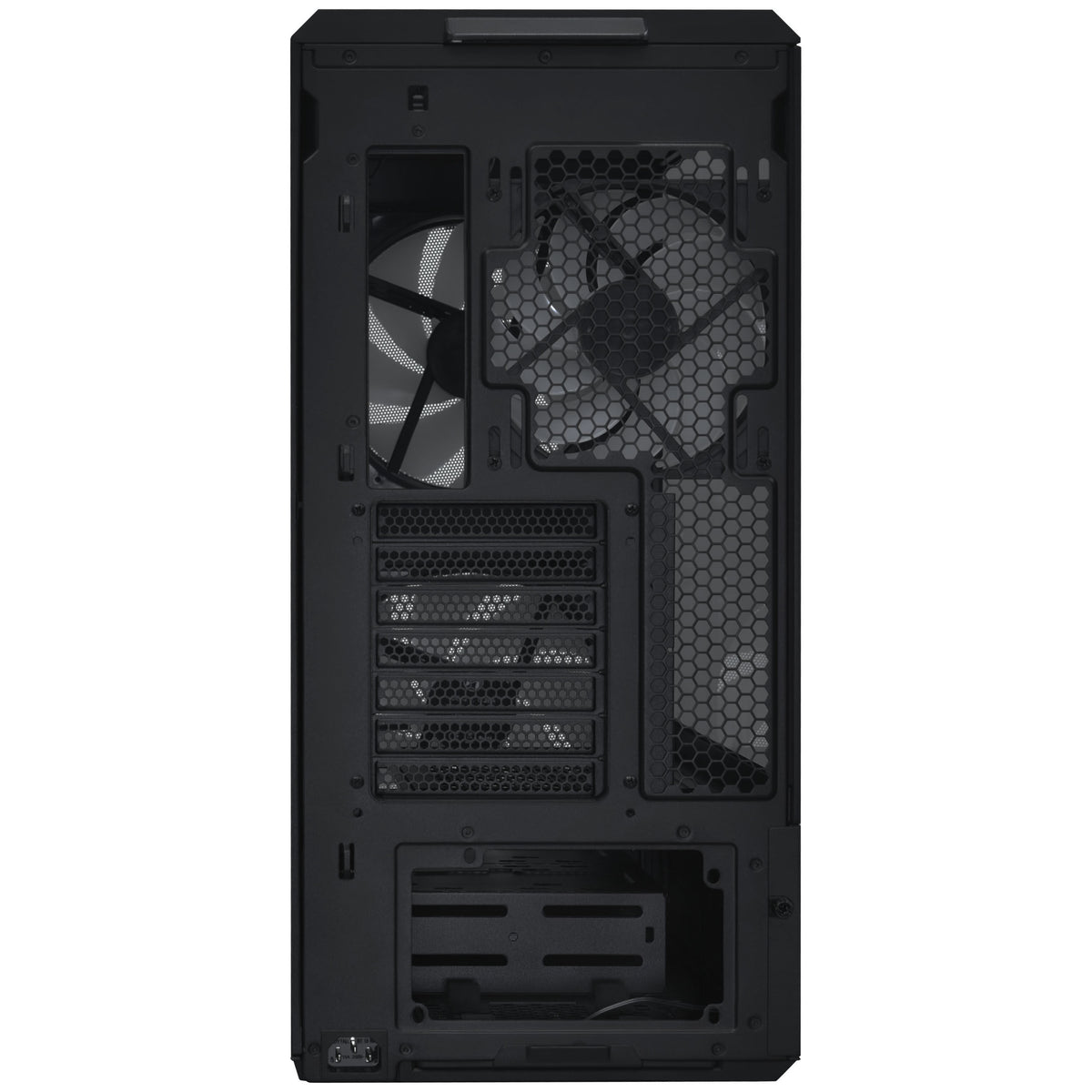 Lian Li LANCOOL 217 INF Infinity Mirror Computer Case, Mid-Tower ATX PC Case w/ 3 Pre-Installed Fans, 2x170mm ARGB Fans, 1x140mm, Front Mirror Glass Panel, Optimized Airflow - Black (LANCOOL 217INFX)