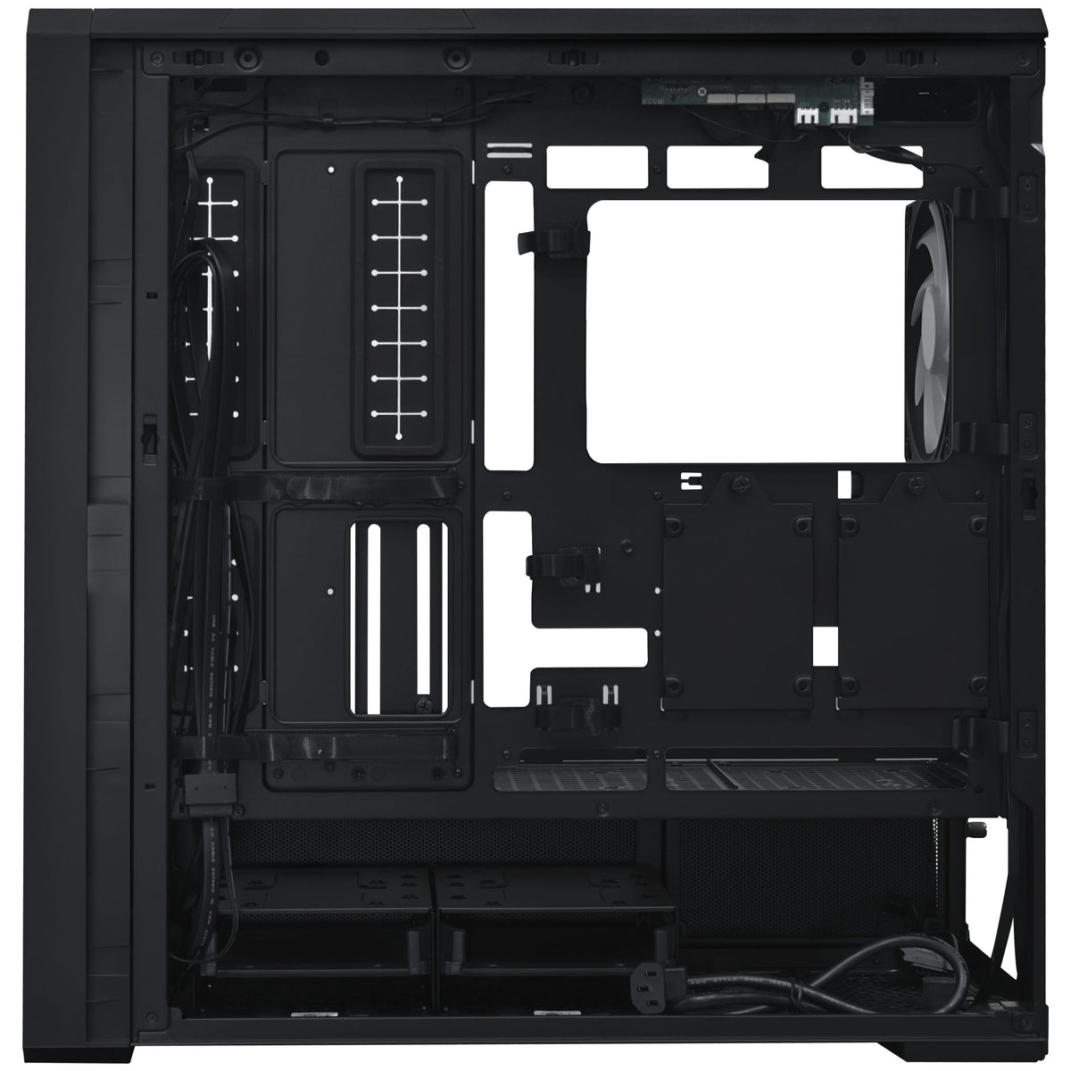 Lian Li LANCOOL 217 INF Infinity Mirror Computer Case, Mid-Tower ATX PC Case w/ 3 Pre-Installed Fans, 2x170mm ARGB Fans, 1x140mm, Front Mirror Glass Panel, Optimized Airflow - Black (LANCOOL 217INFX)