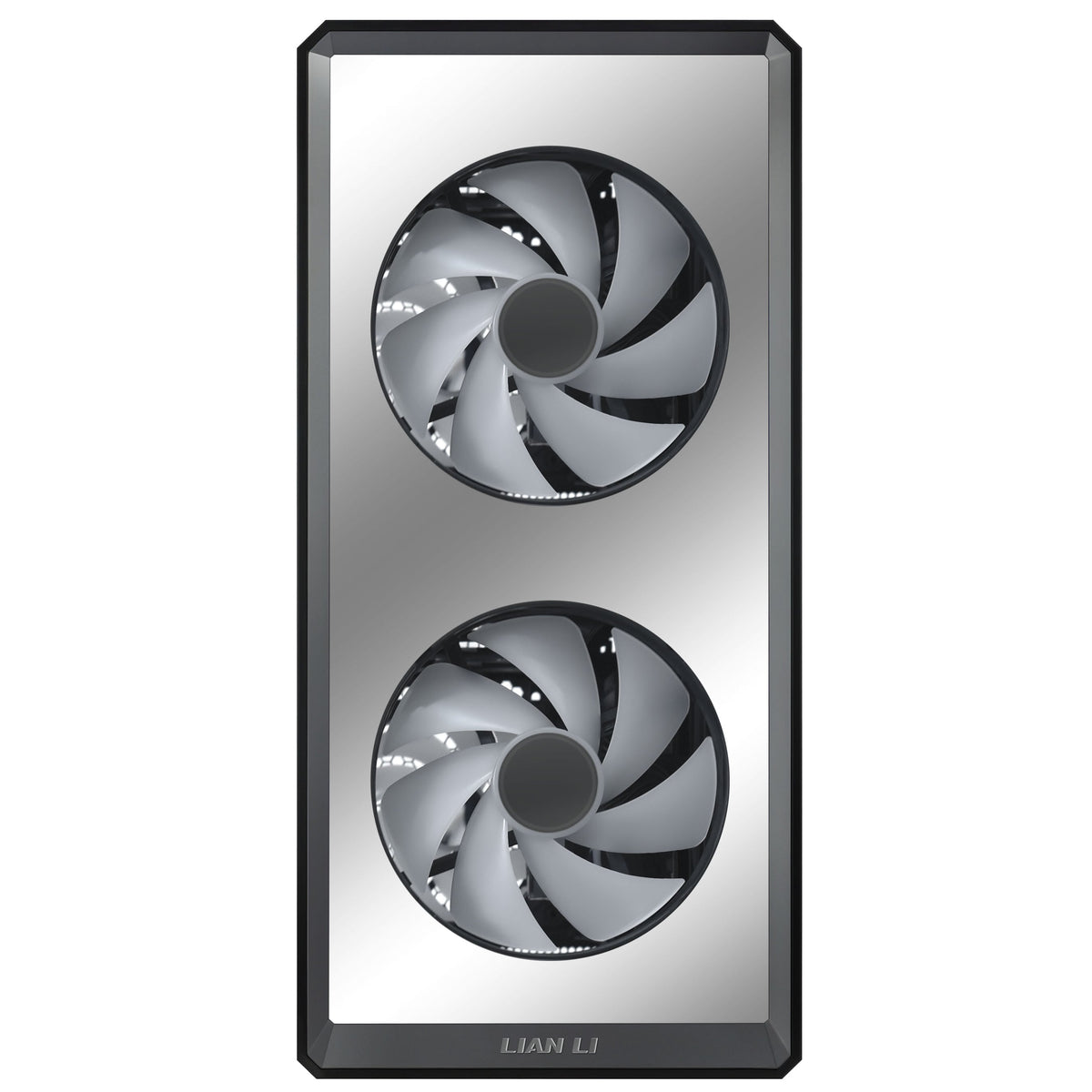 Lian Li LANCOOL 217 INF Infinity Mirror Computer Case, Mid-Tower ATX PC Case w/ 3 Pre-Installed Fans, 2x170mm ARGB Fans, 1x140mm, Front Mirror Glass Panel, Optimized Airflow - Black (LANCOOL 217INFX)