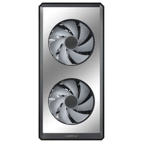 Lian Li LANCOOL 217 INF Infinity Mirror Computer Case, Mid-Tower ATX PC Case w/ 3 Pre-Installed Fans, 2x170mm ARGB Fans, 1x140mm, Front Mirror Glass Panel, Optimized Airflow - Black (LANCOOL 217INFX)