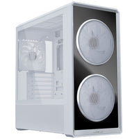 Lian Li LANCOOL 217 INF Infinity Mirror Computer Case, Mid-Tower ATX PC Case w/ 3 Pre-Installed Fans, 2x170mm ARGB Fans, 1x140mm, Front Mirror Glass Panel, Optimized Airflow - White (LANCOOL 217INFW)
