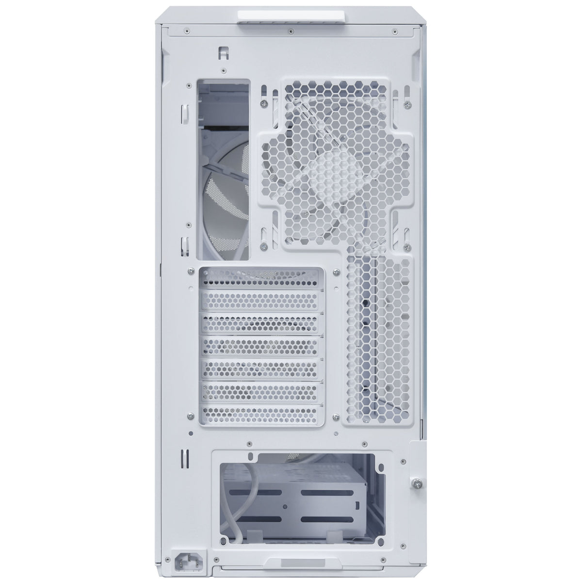 Lian Li LANCOOL 217 INF Infinity Mirror Computer Case, Mid-Tower ATX PC Case w/ 3 Pre-Installed Fans, 2x170mm ARGB Fans, 1x140mm, Front Mirror Glass Panel, Optimized Airflow - White (LANCOOL 217INFW)