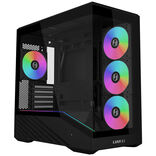 Lian Li VECTOR V100 MINI PC-Gehäuse, Micro-ATX, Tempered Glass schwarz