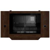 Lian Li DK07 Tischgehäuse Wood Edition, Dual-System-fähig, 2x E-ATX, höhenverstellbar - Walnuss, schwarz