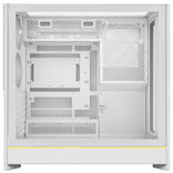 Montech HS01 PC-Gehäuse, Midi-Tower, ATX, aRGB, Tempered Glass - weiß