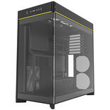 Montech HS02 PC-Gehäuse, Midi-Tower, ATX, Tempered Glass, ARGB - schwarz