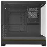 Montech HS02 PC-Gehäuse, Midi-Tower, ATX, Tempered Glass, ARGB - schwarz