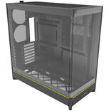 Montech HS02 PC-Gehäuse, Midi-Tower, ATX, Tempered Glass, ARGB - schwarz