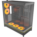 Montech HS02 PRO PC-Gehäuse, Midi-Tower, ATX, Tempered Glass, ARGB - schwarz