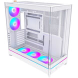 Montech HS02 PRO PC-Gehäuse, Midi-Tower, ATX, Tempered Glass, ARGB - weiß