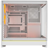 Montech HS02 PRO PC-Gehäuse, Midi-Tower, ATX, Tempered Glass, ARGB - weiß