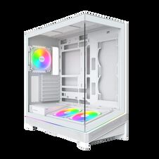 Montech Sky 3 PC-Gehäuse, Midi-Tower, ATX, ARGB, Tempered Glass - weiß