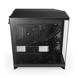 NZXT H9 Flow (2025) ATX Mid Tower Black Tinted Tempered Glass Side Panel, USB 3.2 Gen 2x2 Type-C, USB 3.2 Gen 1 Type-A