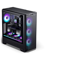 Phanteks Eclipse G400A ATX Mid Tower Black Tempered Glass Side Panel, USB 3.2 Gen 2 Type-C, USB 3.2 Gen 1 Type-A