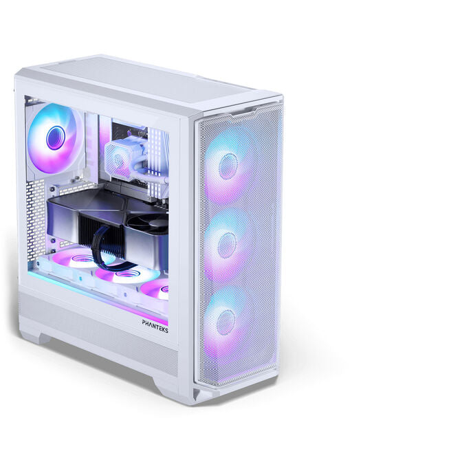 PHANTEKS Eclipse G400A PC-Gehäuse, Midi-Tower, E-ATX, Tempered Glass, D-RGB - weiß