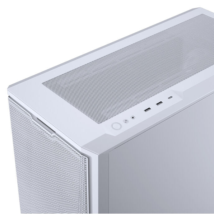 Phanteks Eclipse G400A ATX Mid Tower White with Tempered Glass Side Panel and USB 3.2 Gen 2 Type-C / USB 3.2 Gen 1 Type-A
