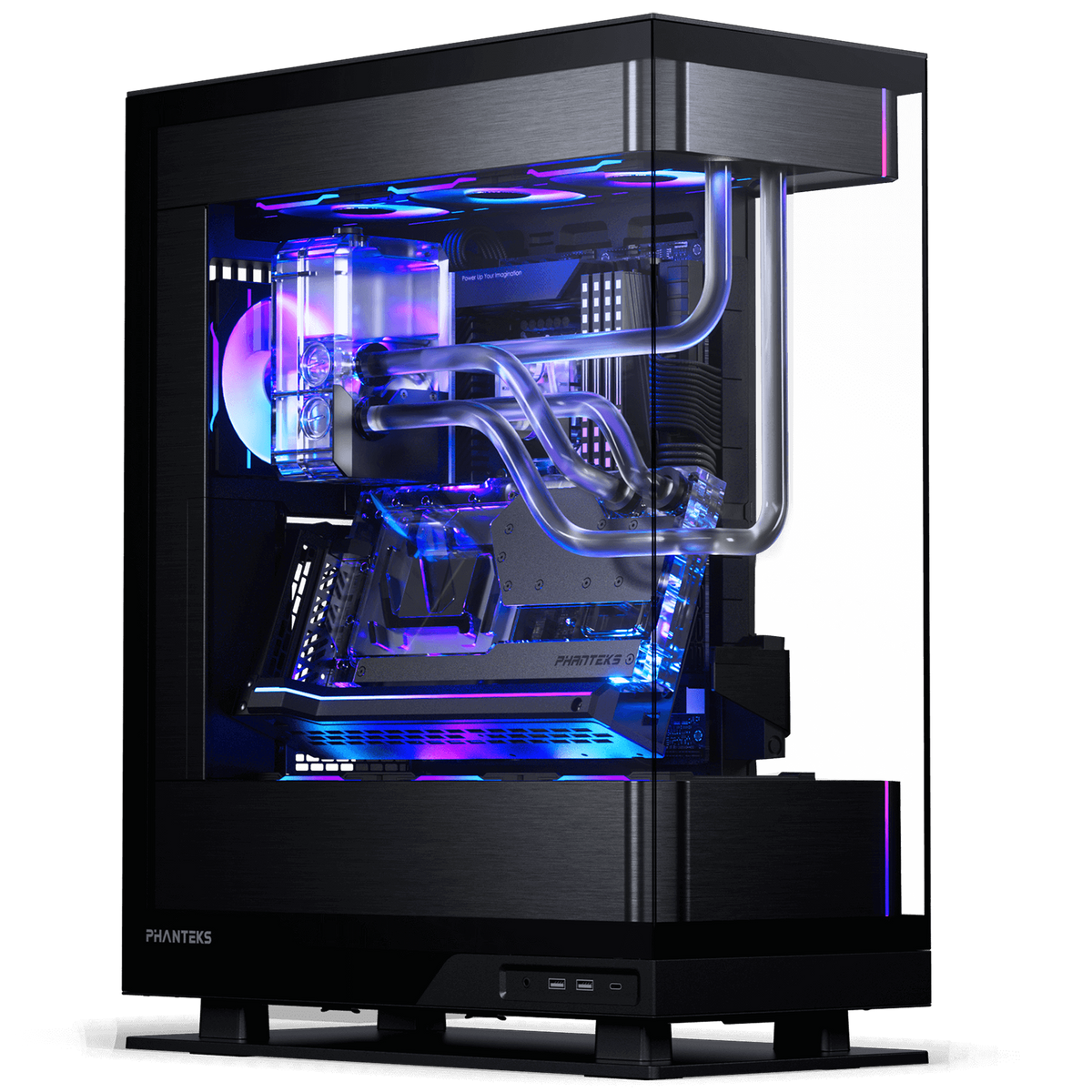 Phanteks Evolv X2 (schwarz, Tempered Glass x 3)