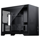 Phanteks XT M3 Micro ATX Mid Tower Noir avec panneau latéral en verre trempé et USB 3.2 Gen 2x2 Type-C USB 3.2 Gen 1 Type-A