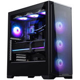 Phanteks Eclipse G370A Boîtier moyen tour ATX noir avec panneau latéral en verre trempé et USB 3.2 Gen 1 Type-C / USB 3.2 Gen 1 Type-A