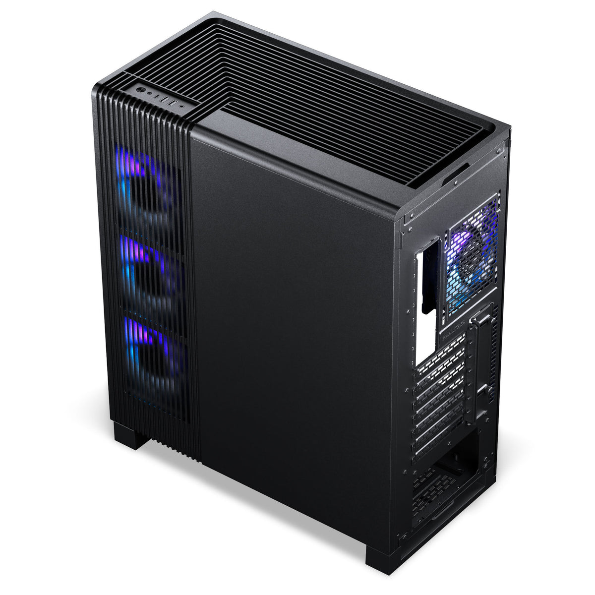 Phanteks NV5X PC-Gehäuse, Midi-Tower, E-ATX, Tempered Glass, ARGB - schwarz