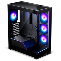 Phanteks NV5X PC-Gehäuse, Midi-Tower, E-ATX, Tempered Glass, ARGB - schwarz