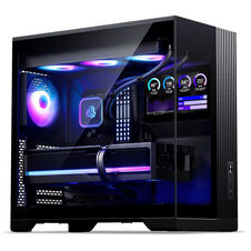 Phanteks XT V5 LCD PC Case, Midi Tower, ATX, 7-inch LCD, Tempered Glass - black
