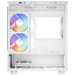 Aerocool Viewport Mini PC-Gehäuse, Mini-Tower, Micro-ATX, RGB, Tempered Glass - weiß
