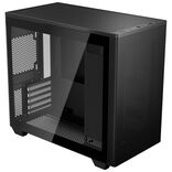 Aerocool Stormfront Mini PC-Gehäuse, Mini-Tower, mATX, Tempered Glass - schwarz