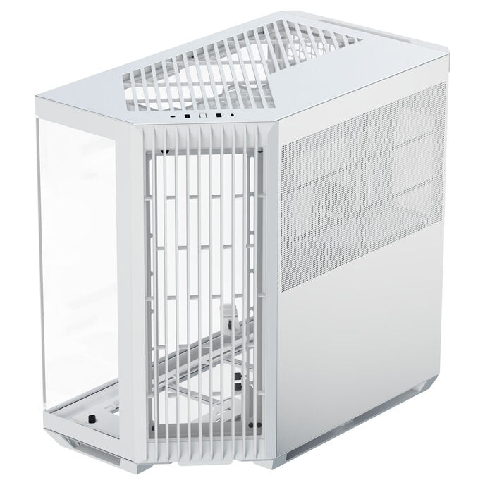 APNX V1 PC-Gehäuse, Midi-Tower, ATX, Tempered Glass - weiß