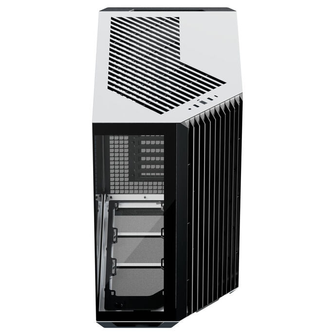 APNX V1 PC-Gehäuse, Midi-Tower, ATX, Tempered Glass - schwarz / weiß