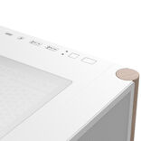 Aerocool D501A PC-Gehäuse, Midi-Tower, ATX, Tempered Glass - weiß