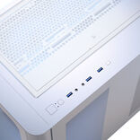 Aerocool P500C ATX Mid Tower White with Tempered Glass Side Panel and USB 3.2 Gen 1 Type-A, USB 2.0 Type-A