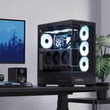Boîtier Midi Aerocool P500B Digi-BK-v1 (noir, verre trempé x 2)