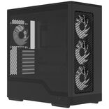 Aerocool D520A PC-Gehäuse, Midi-Tower, ATX, Tempered Glass, RGB - schwarz