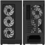Aerocool D520A PC-Gehäuse, Midi-Tower, ATX, Tempered Glass, RGB - schwarz