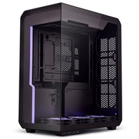SSUPD Xhuttle ATX Mid Tower Black with Tempered Glass Side Panel and USB 3.2 Gen 2 Type-C / USB 3.2 Gen 1 Type-A Front Panel